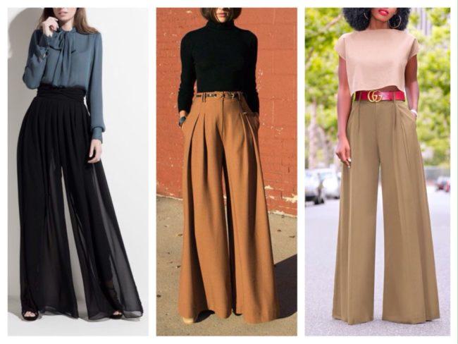Женские брюки с названиями и описанием, модный вид